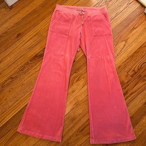 Juicy Couture pink terrycloth pants